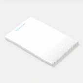 Post It Note Pad boodschappenlijstje Wintery Swirl (Schuin)