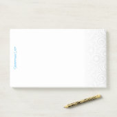 Post It Note Pad boodschappenlijstje Wintery Swirl (Op bureau)