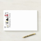 Post-it Note Pad - rij katten (Op bureau)