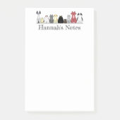 Post-it Note Pad - rij katten (Voorkant)