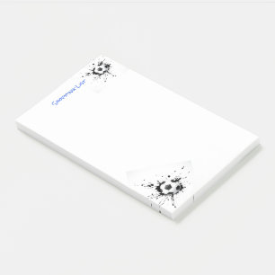 Post It Note Pad Shopping List Voetbal