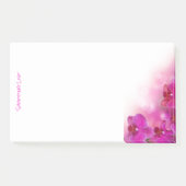 Post It Note Pad Winkellijst Orchideeën (Voorkant)