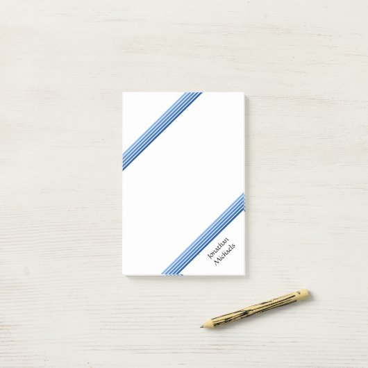 Post-it Note - Tinten van Blauw (Op bureau)