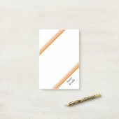 Post-it Note - tinten van Sinaasappel (Op bureau)