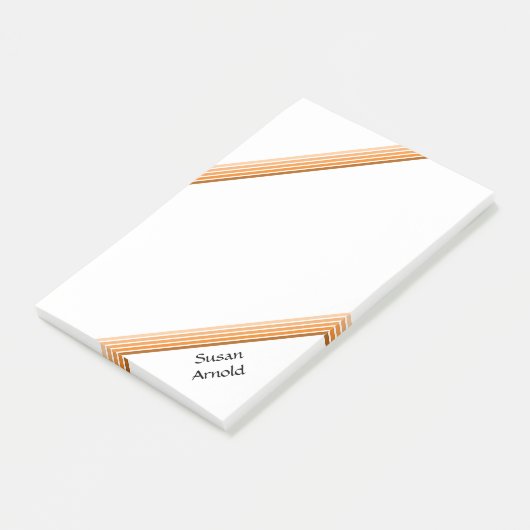 Post-it Note - tinten van Sinaasappel (Schuin)