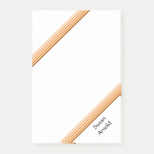 Post-it Note - tinten van Sinaasappel (Voorkant)