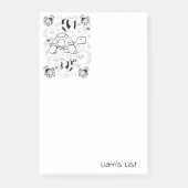 Post-it Noteert het Kleurschildpadden Vis Post-it® Notes (Voorkant)