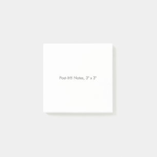 Post-It® Notes, 3" x 3" Notes
