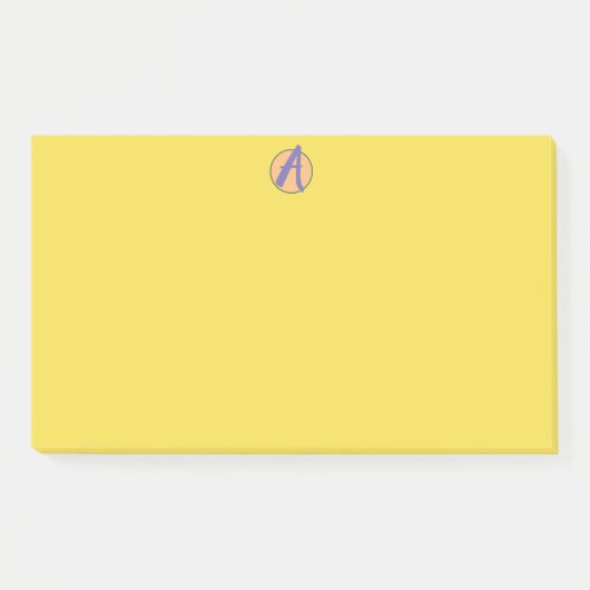 Post-it® notes, 4"X 3"DOUANE MONOGRAM Notes (Voorkant)