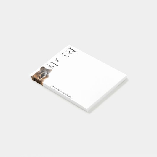 Post-it® notes 4 x 3-inch koe dieren (Schuin)