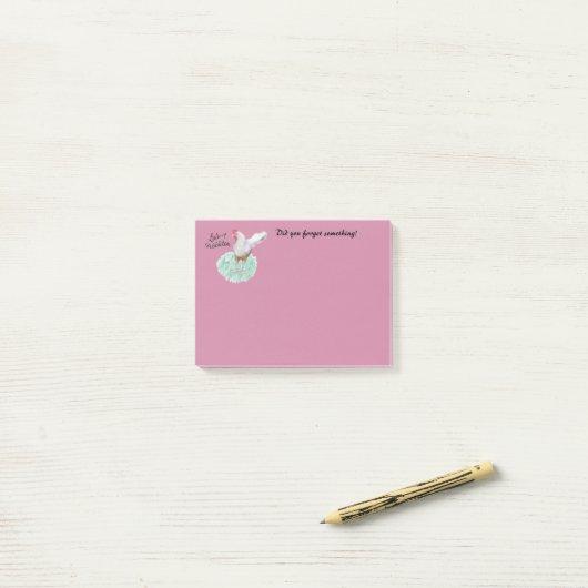 Post-it® notes 4 x 3 Lulu de Chicken Reminders (Op bureau)