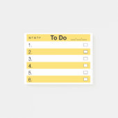 POST-IT® NOTES 4 x 3 TODO (Voorkant)