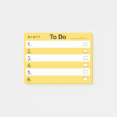POST-IT® NOTES 4 x 3 TODO (Voorkant)