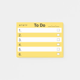 POST-IT® NOTES 4 x 3 TODO