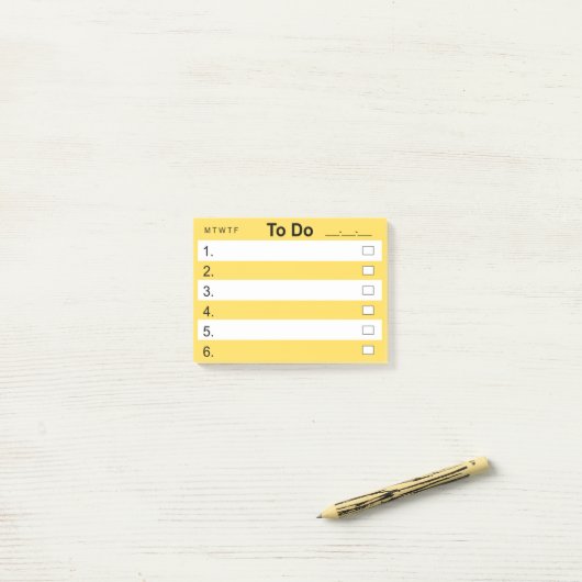 POST-IT® NOTES 4 x 3 TODO (Op bureau)
