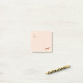 Post-it® notes, 7,6 x 7,6 cm Dachshund Notes (Op bureau)
