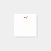 Post-it® notes, 7,6 x 7,6 cm hond Dachshund