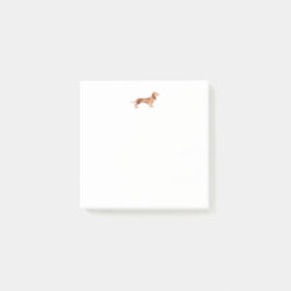 Post-it® notes, 7,6 x 7,6 cm hond Dachshund Notes