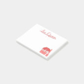 Post-It Notes | Aardbeienijs en -lepel (Schuin)