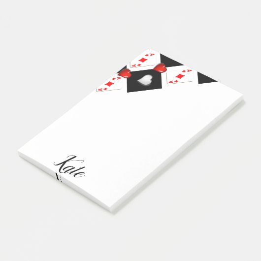 Post-it Notes Ace Kaarten (Schuin)