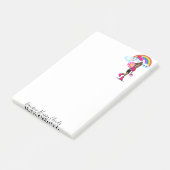 Post-it Notes Afrikaans Meisje Regenboog Gelukkige (Schuin)