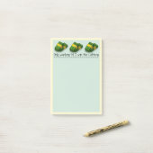 post it notes: Alleen werken tot ik de Lotter win Post-it® Notes (Op bureau)