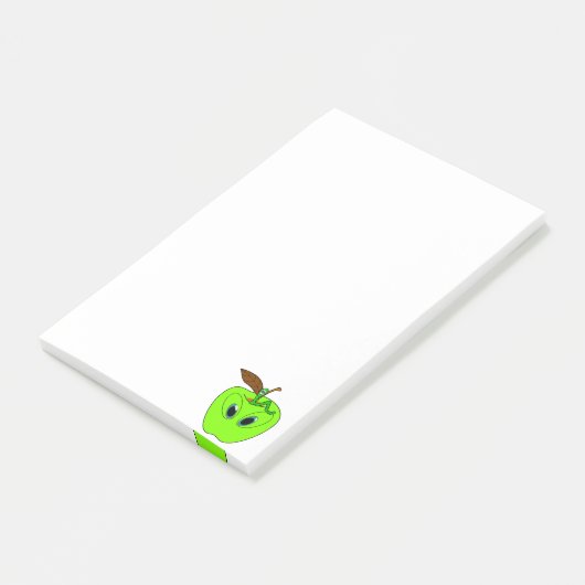 Post-it Notes Apple Worm Leraar (Schuin)