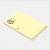 Post it notes aquarel cactus (Schuin)