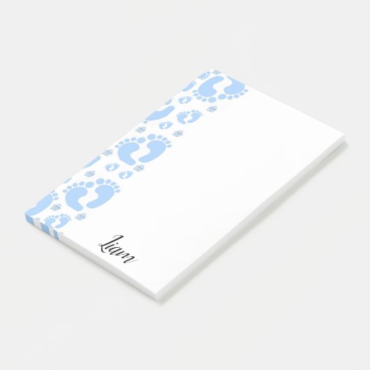 Post-it Notes Baby Feet Boy Elephant (Schuin)
