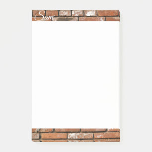 Post-it Notes baksteenconstructie