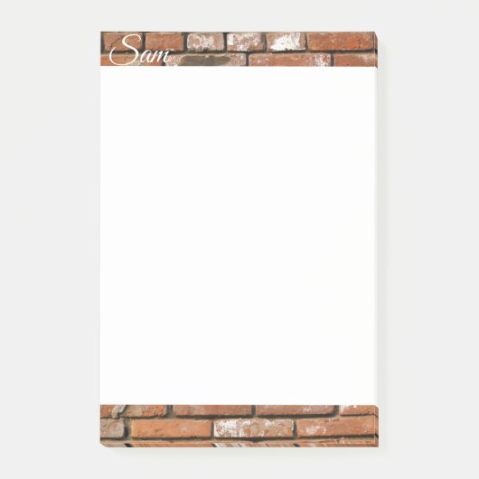 Post-it Notes baksteenconstructie (Voorkant)