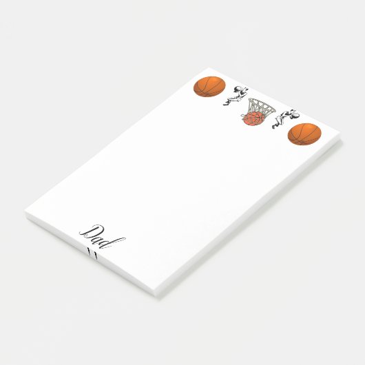 Post-it Notes Basketbal (Schuin)