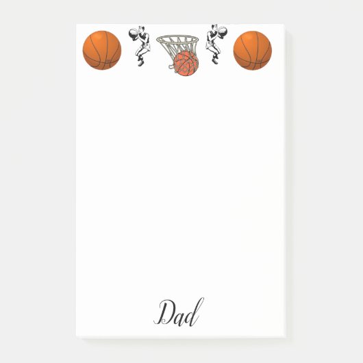 Post-it Notes Basketbal (Voorkant)
