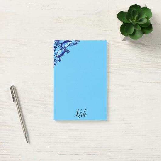 Post-it Notes Blauwe Krabben (Kantoor)