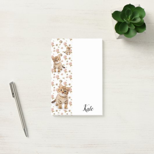 Post-it Notes Bloemenkatt (Kantoor)