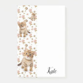 Post-it Notes Bloemenkatt (Voorkant)