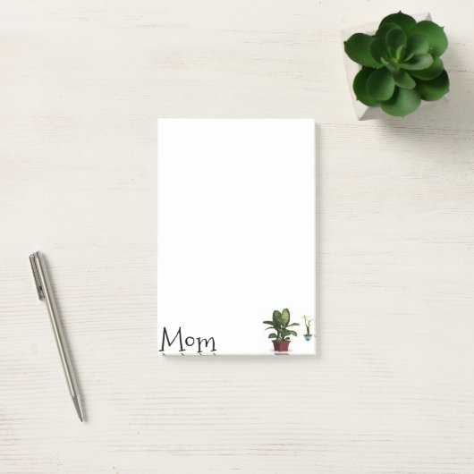Post-it Notes Bloemige Planten Moeder (Kantoor)