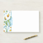 Post it notes boodschappenlijst madeliefjes (Op bureau)