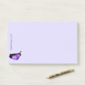Post It Notes boodschappenlijst Paarse vlinder (Op bureau)