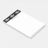 Post It Notes boodschappenlijst Zilveren kronen (Schuin)