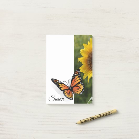 Post-it Notes Butterfly (Op bureau)