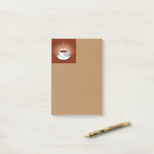 Post-it-Notes-Coffee Break Post-it® Notes (Op bureau)