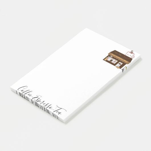 Post-it Notes Coffee Espresso Theesalon (Schuin)