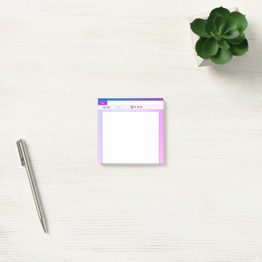 Post-it® notes computerdocument (Kantoor)