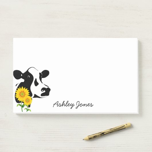 Post-it-Notes-country Koe Post-it® Notes (Op bureau)