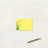 Post-it-Notes-Daffodils Post-it® Notes (Op bureau)