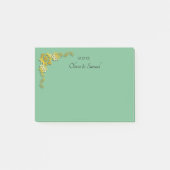Post-It Notes Emerald Green & Gold (Voorkant)