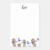Post-it Notes Engeltjes Blauwe Sterren (Voorkant)