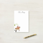 Post-it Notes Feeërieke Paard Stinkdier Ola, Amigo (Op bureau)