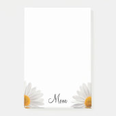 Post-it Notes Floral White Daisy (Voorkant)